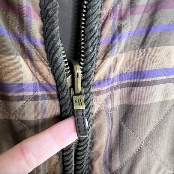 Ralph Lauren LRL Crest Hunting Plaid Shooting Reversible Vest - Picture 5 of 9